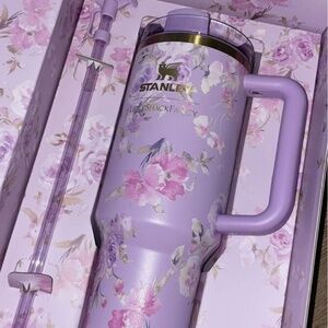 Purple Stanley x loveshackfancy Quencher 40 oz